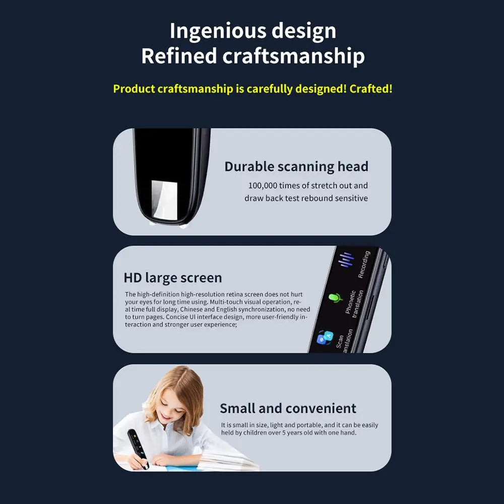 smart scanning translator pen