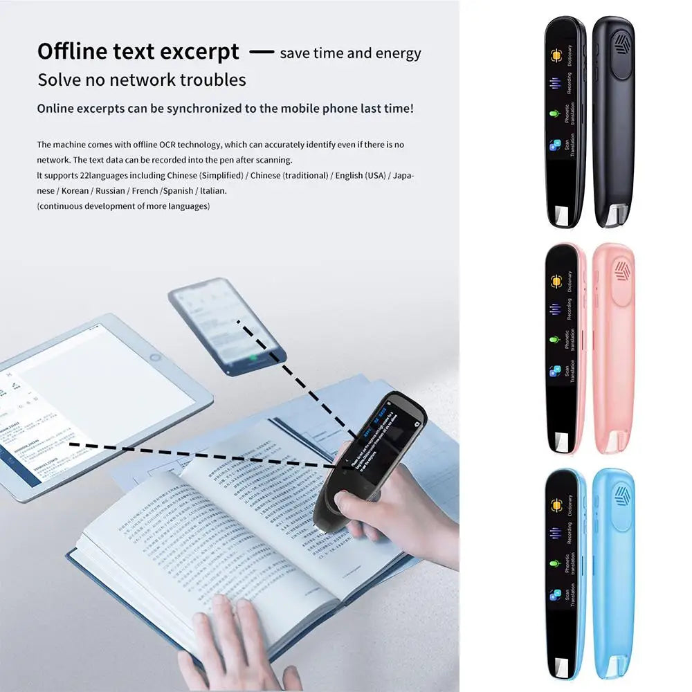 smart scanning translator pen